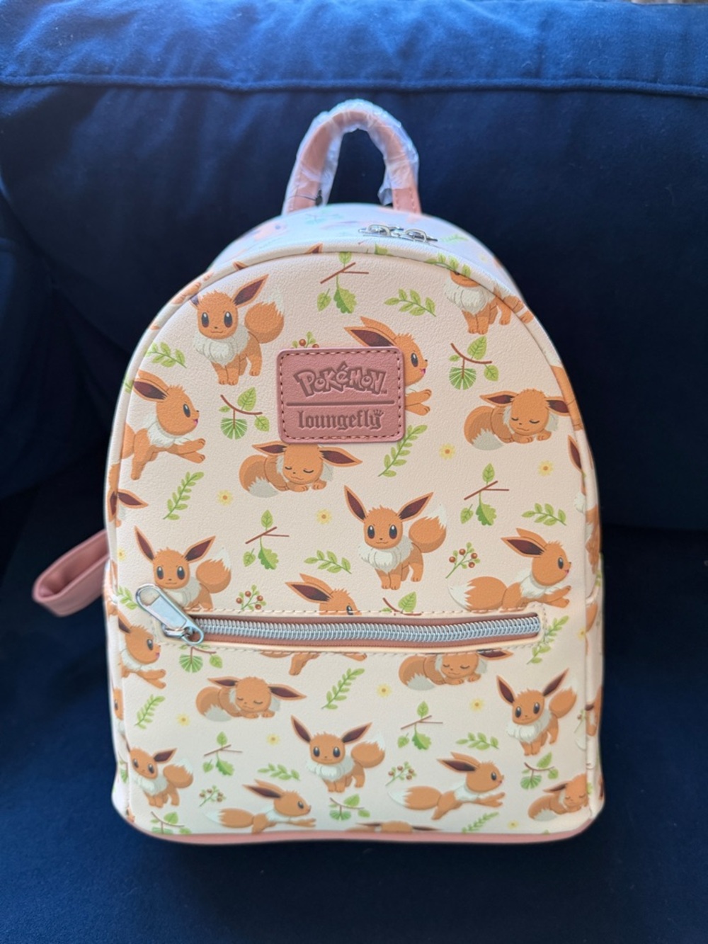 Loungefly Eevee Mini Backpack - Cream and Brown